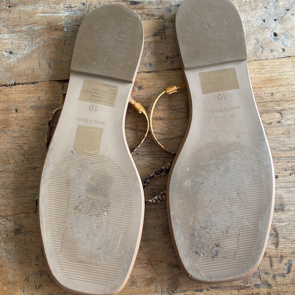 Madewell Lyra Snakeskin Slides | Classic with On-Trend Square Toe | Size 10 - Picture 4 of 4